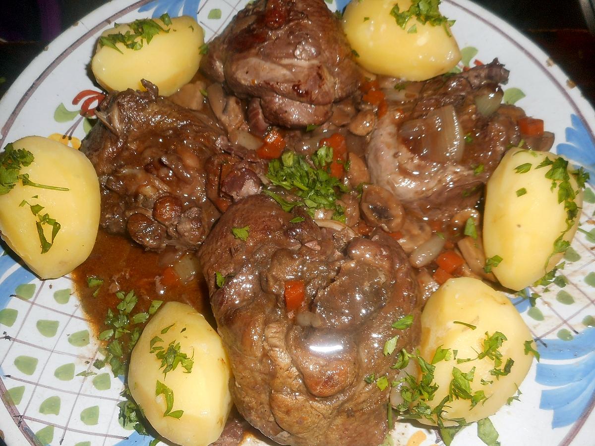 recette Bourguignon de Dinde