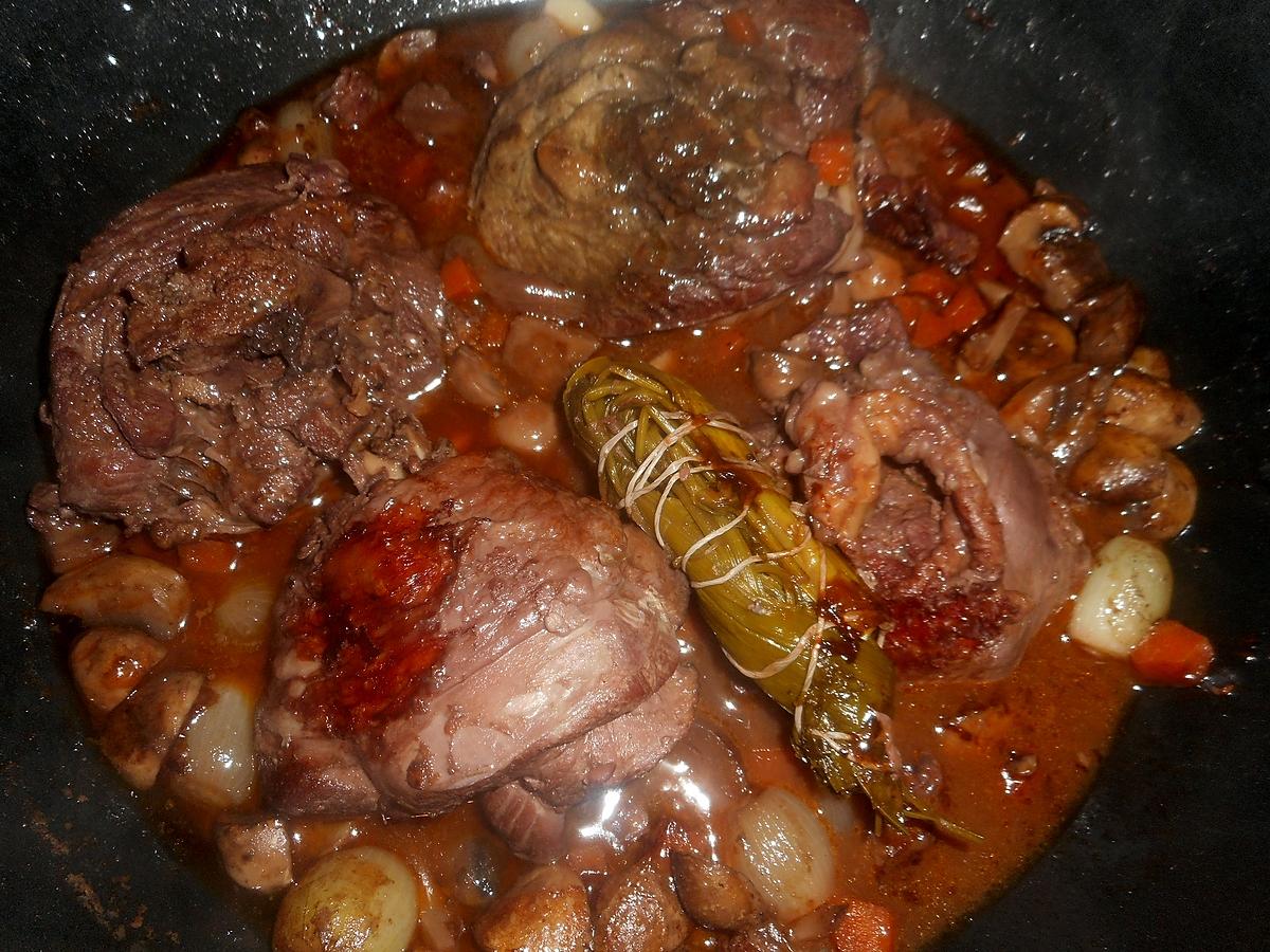 recette Bourguignon de Dinde