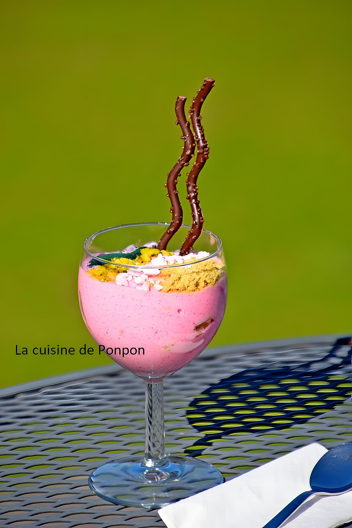 recette Yaourt au sirop d'amour tout rose