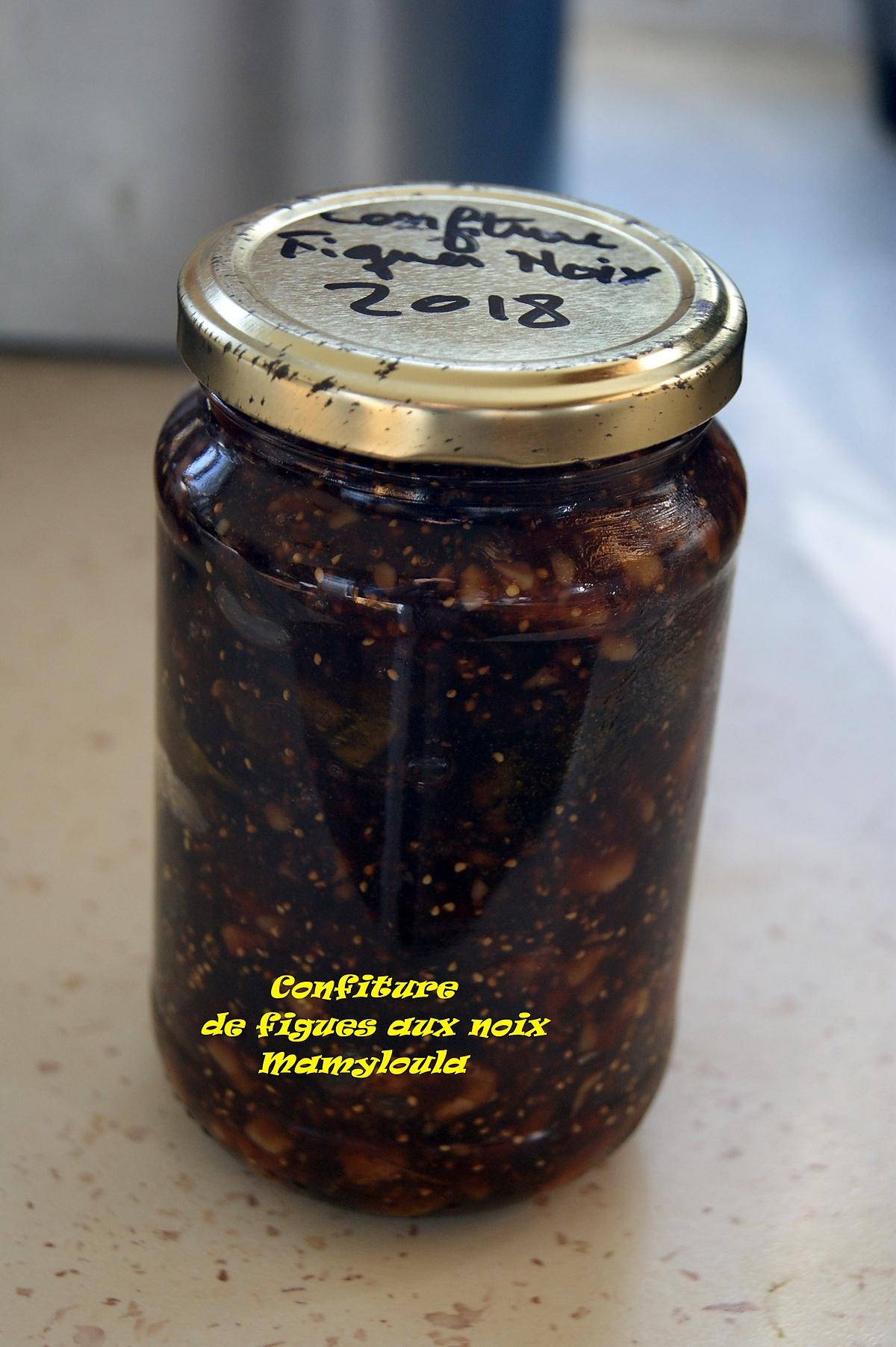 recette Confiture de figues aux noix