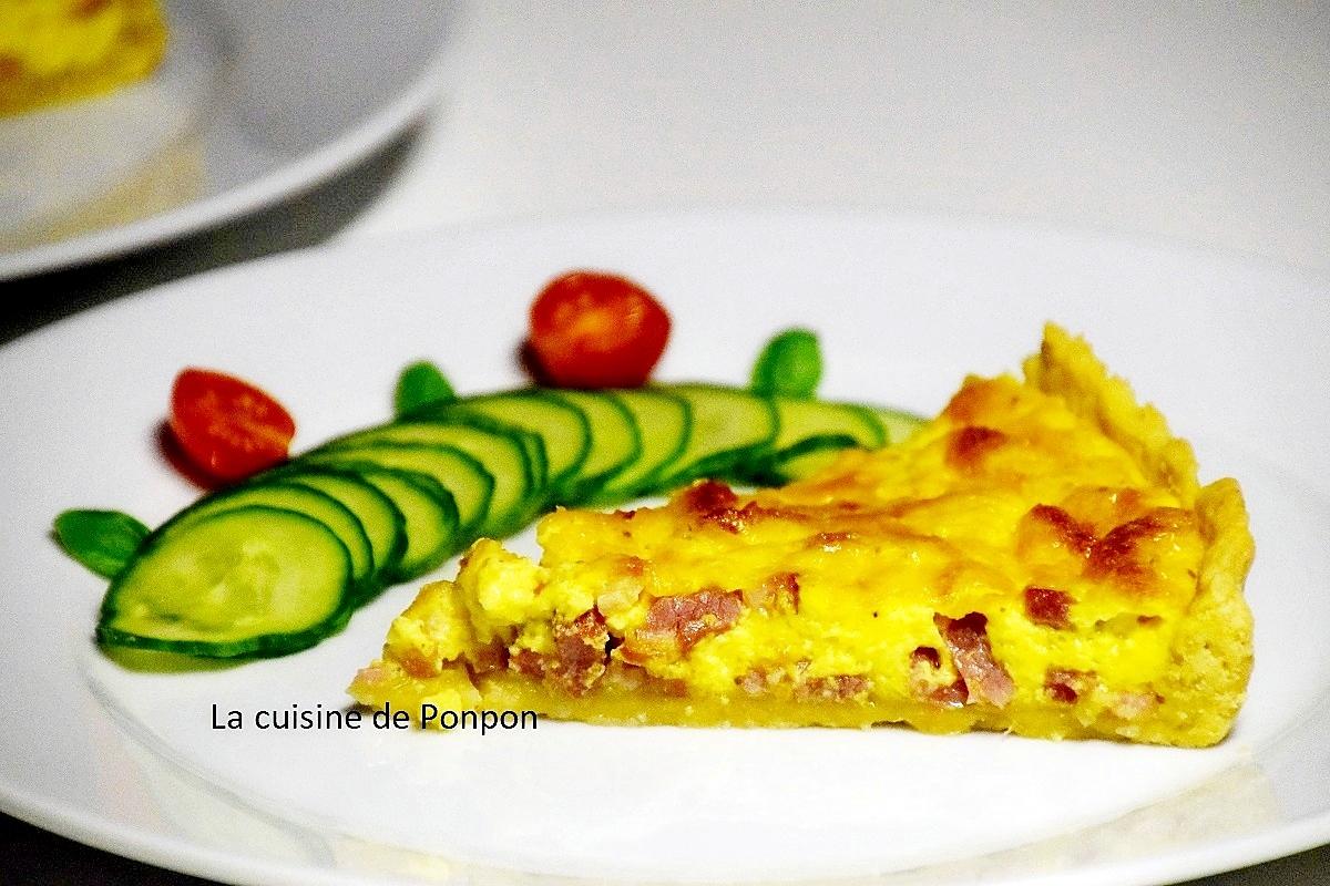 recette Quiche lorraine selon Laurent Mariotte