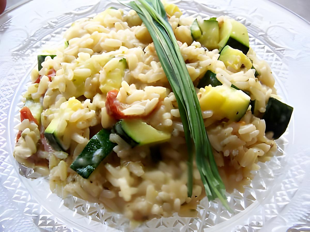 recette Risotto verde et tomates séchées