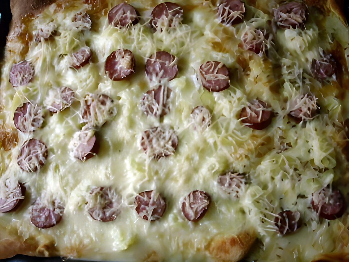 recette PIZZA FRANC-COMTOISE