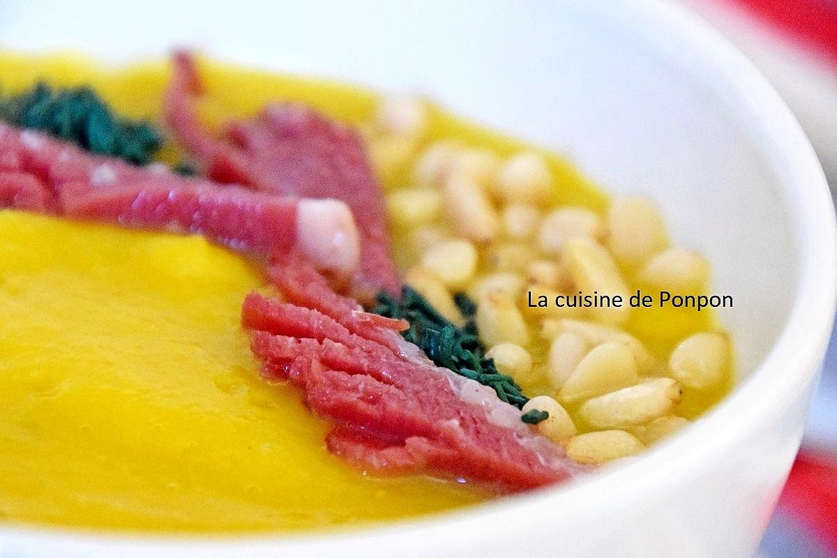 recette Velouté de carotte, courgette et butternut