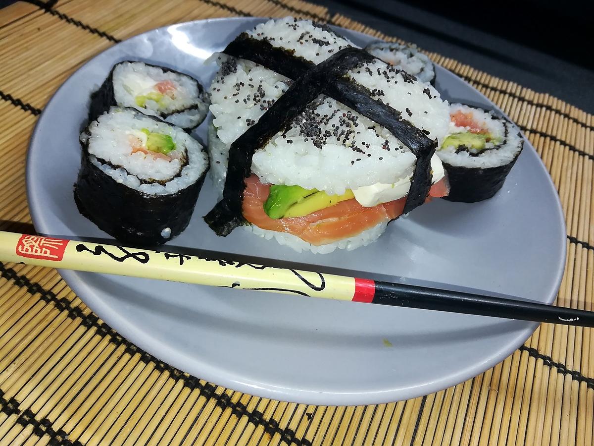 recette Sushis Burger