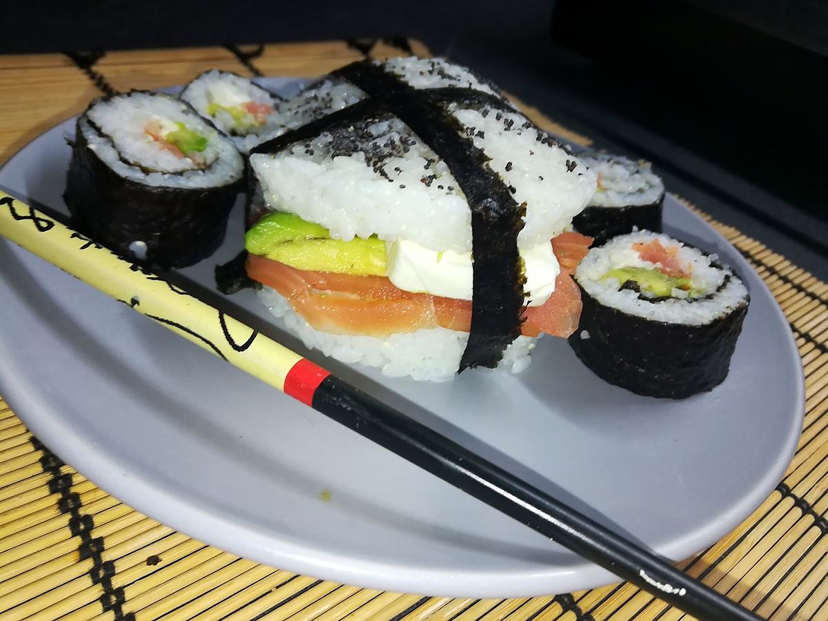 recette Sushis Burger