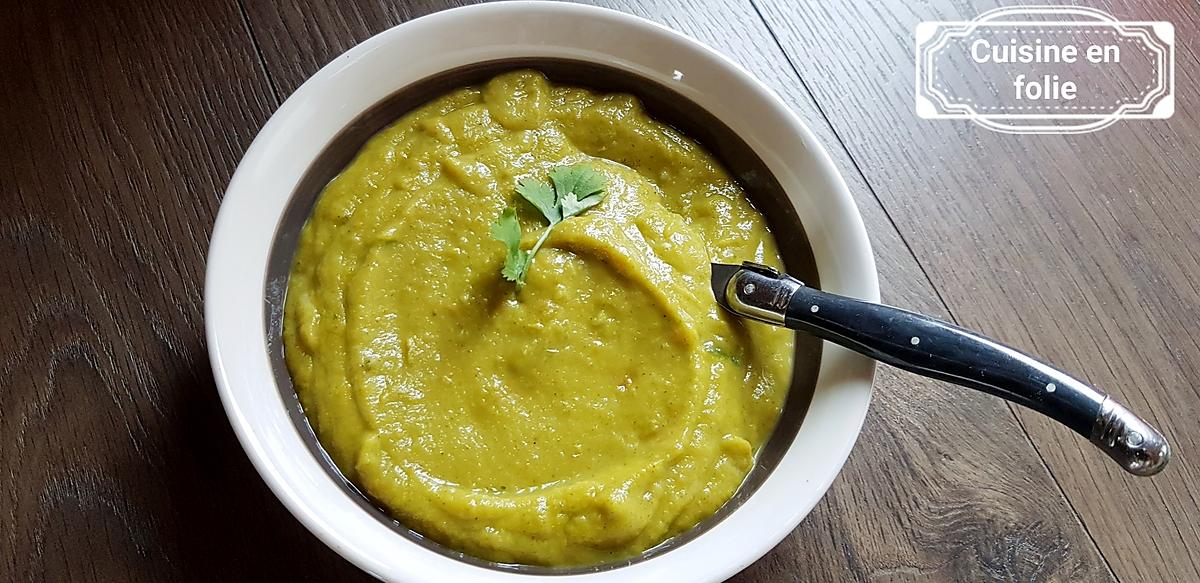 recette Moulinée de légumes à la coriandre