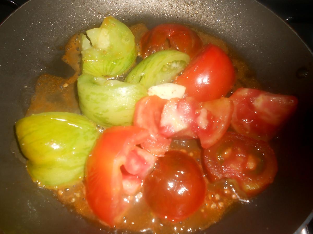 recette STAECK HACHE AUX TOMATES ANCIENNES ET CHAMPIGNONS