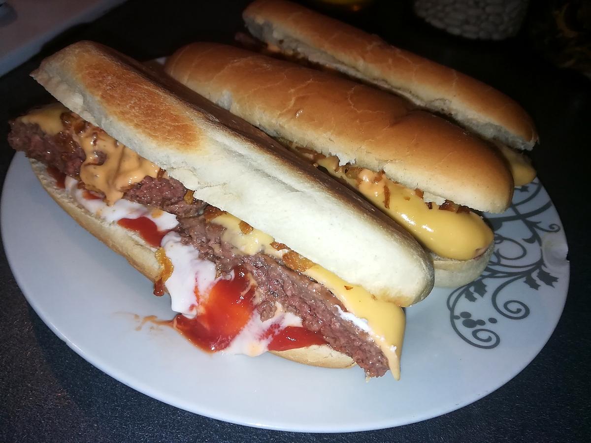 recette Burger dog