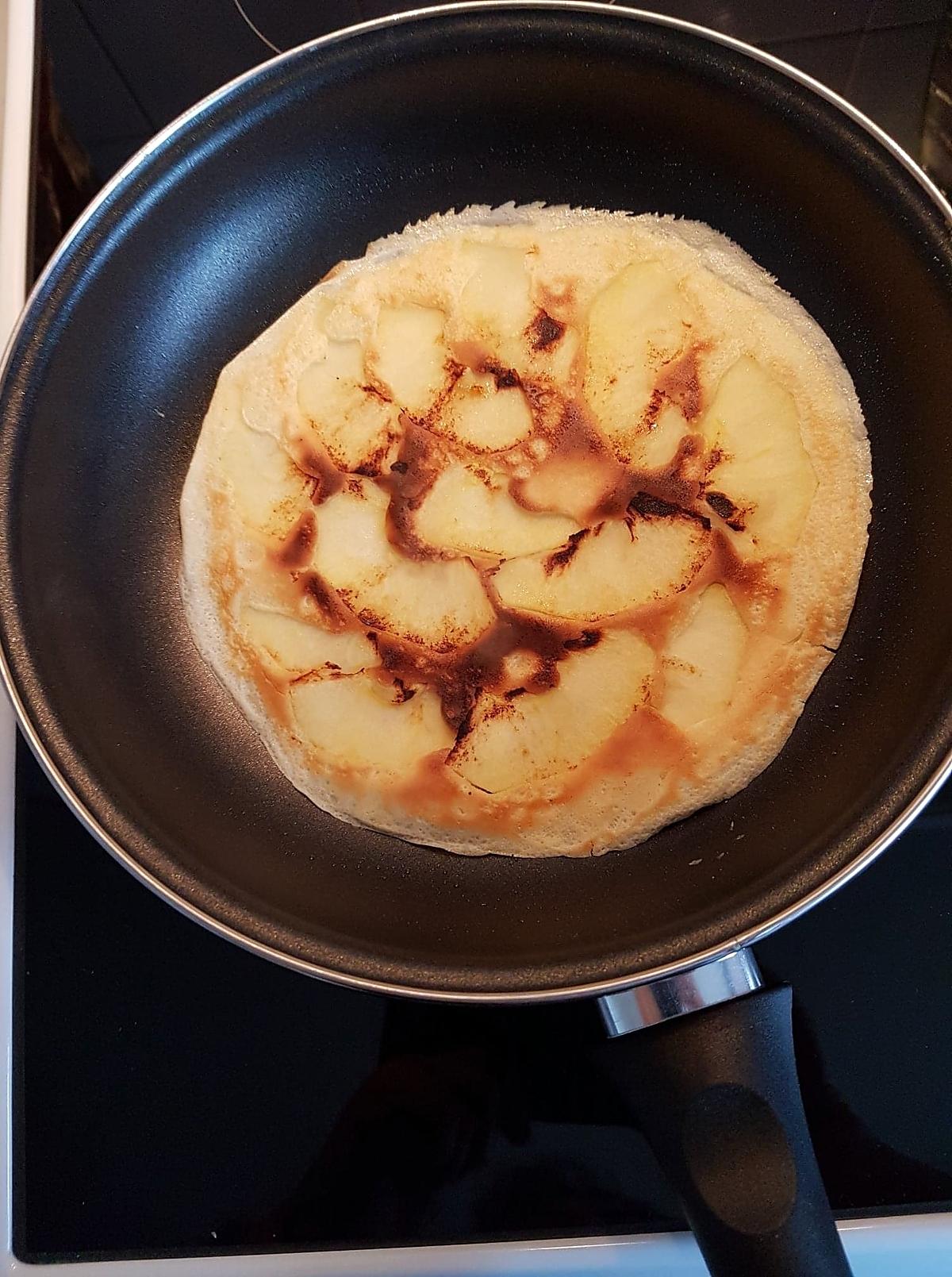 recette Crèpes aux pommes à ma façon.