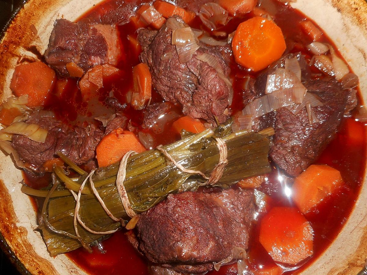 recette Daube de paleron de boeuf aux carottes