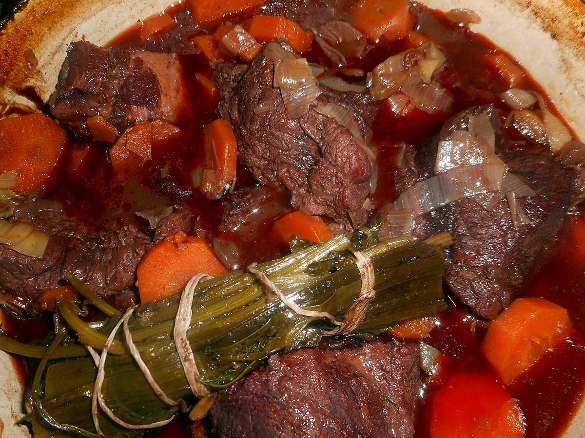 recette Daube de paleron de boeuf aux carottes