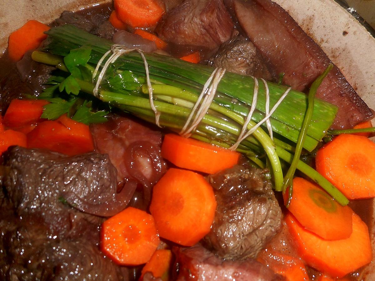 recette Daube de paleron de boeuf aux carottes