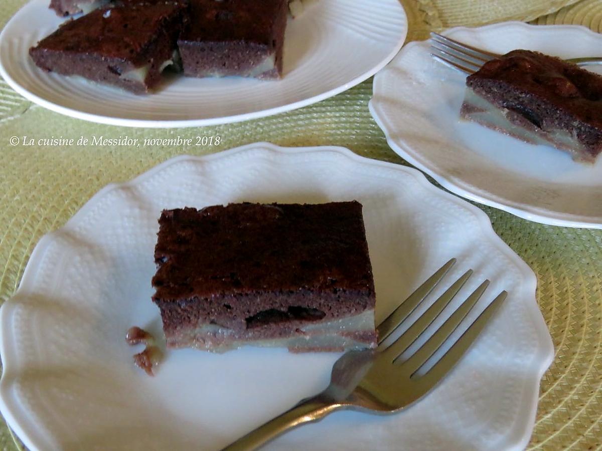 recette Clafoutis aux poires et au chocolat +