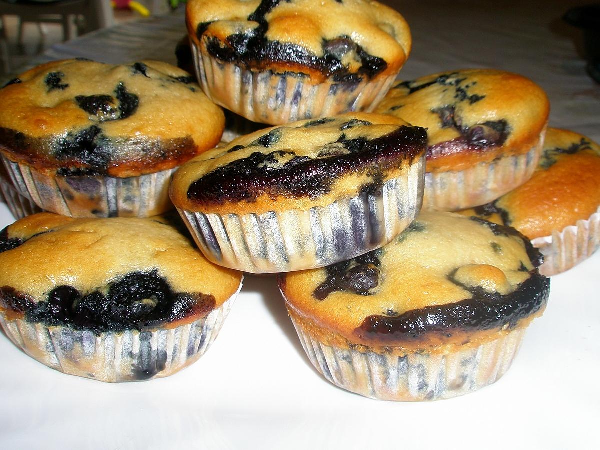 recette Muffins myrtille et lait de coco sans beurre