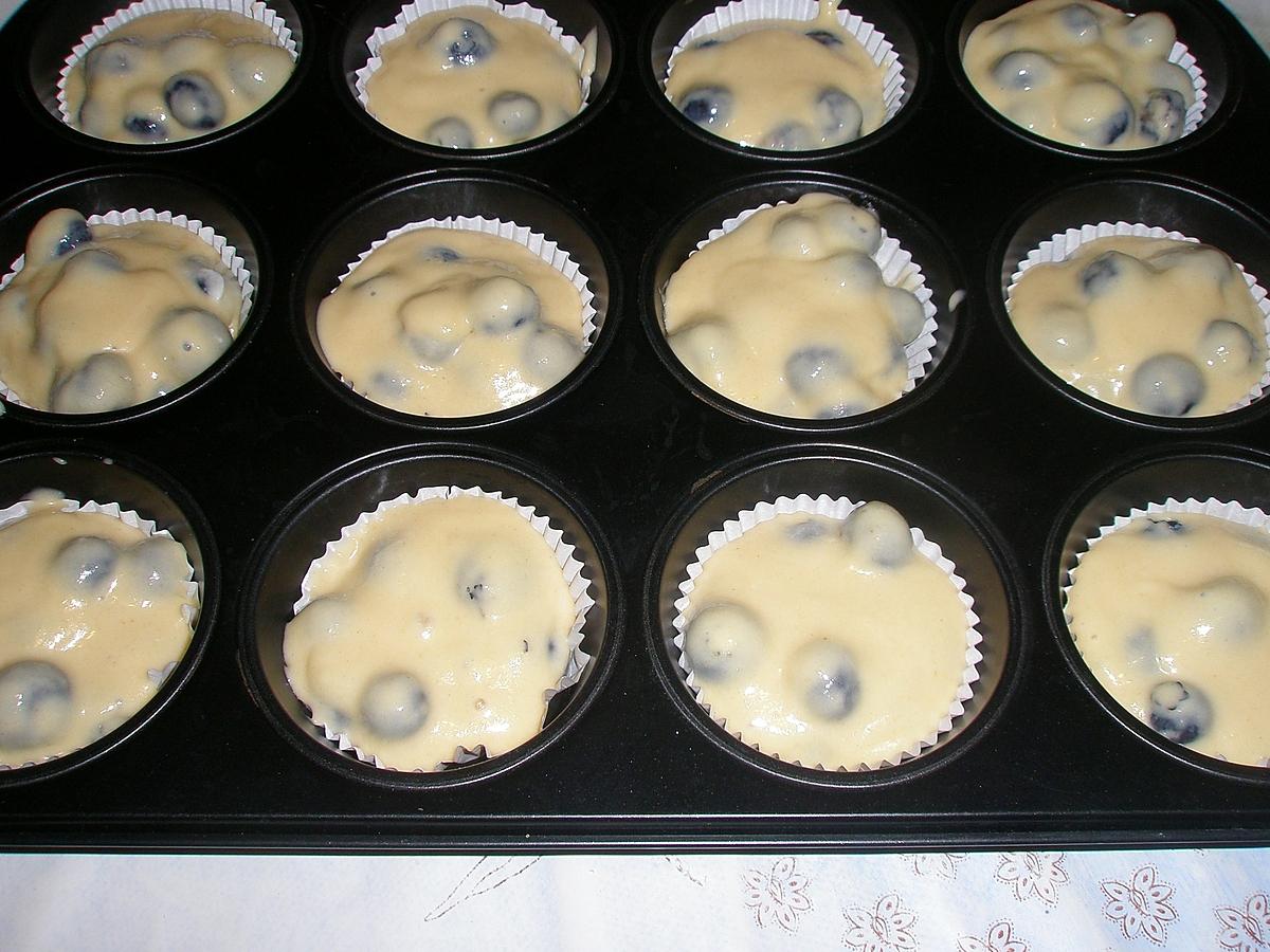 recette Muffins myrtille et lait de coco sans beurre