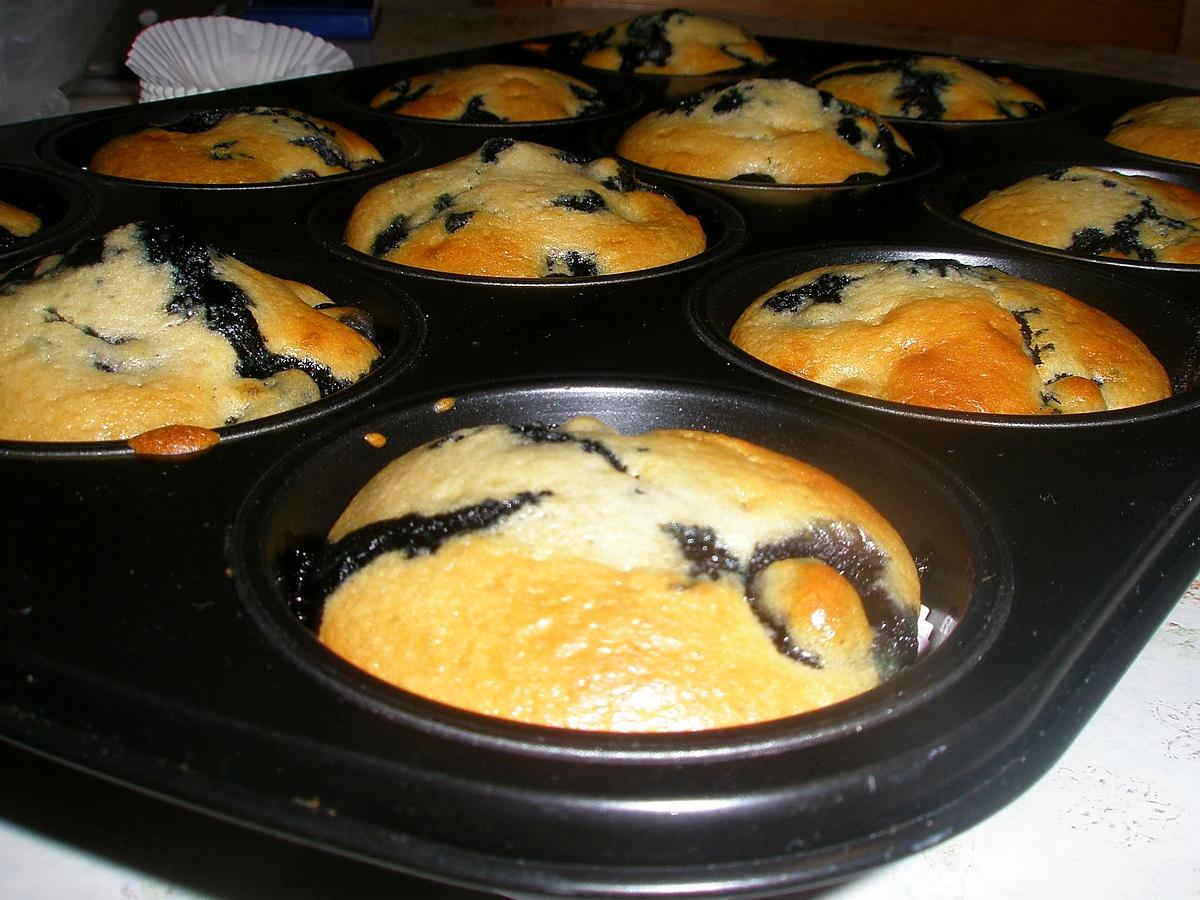 recette Muffins myrtille et lait de coco sans beurre