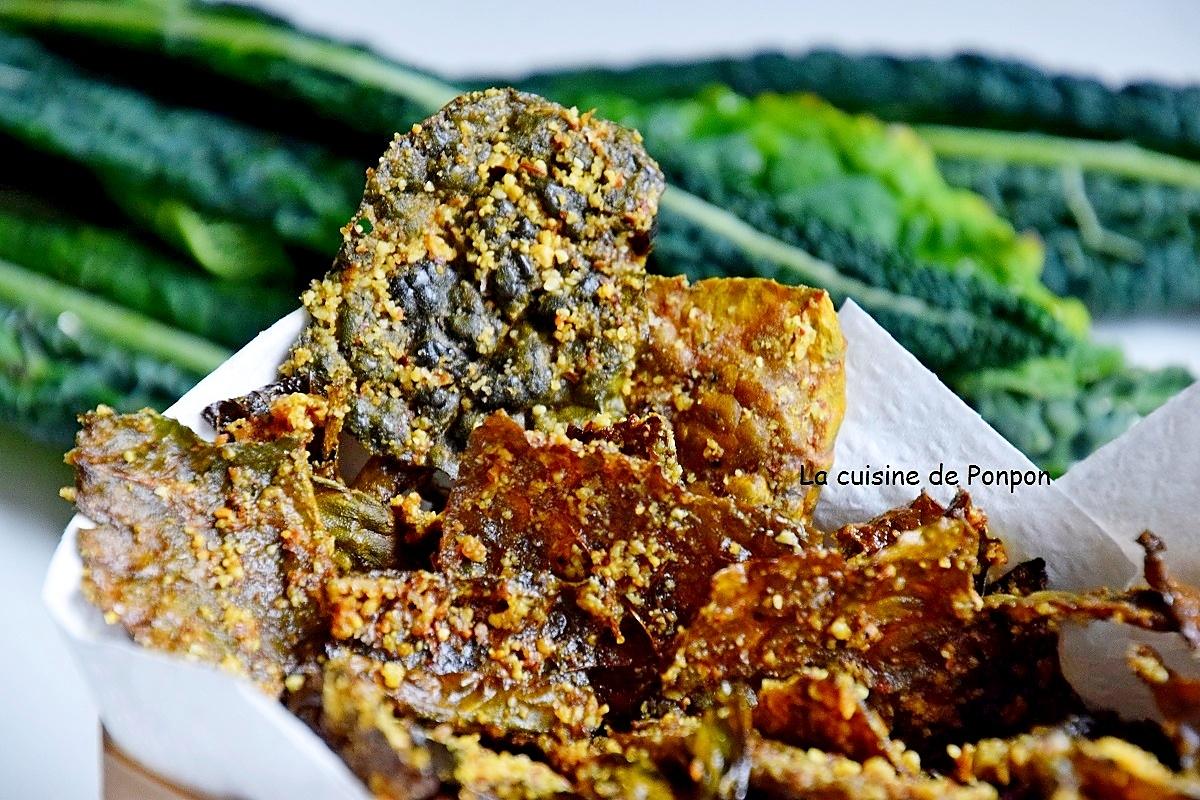 recette Chips de chou kale aux épices indiennes