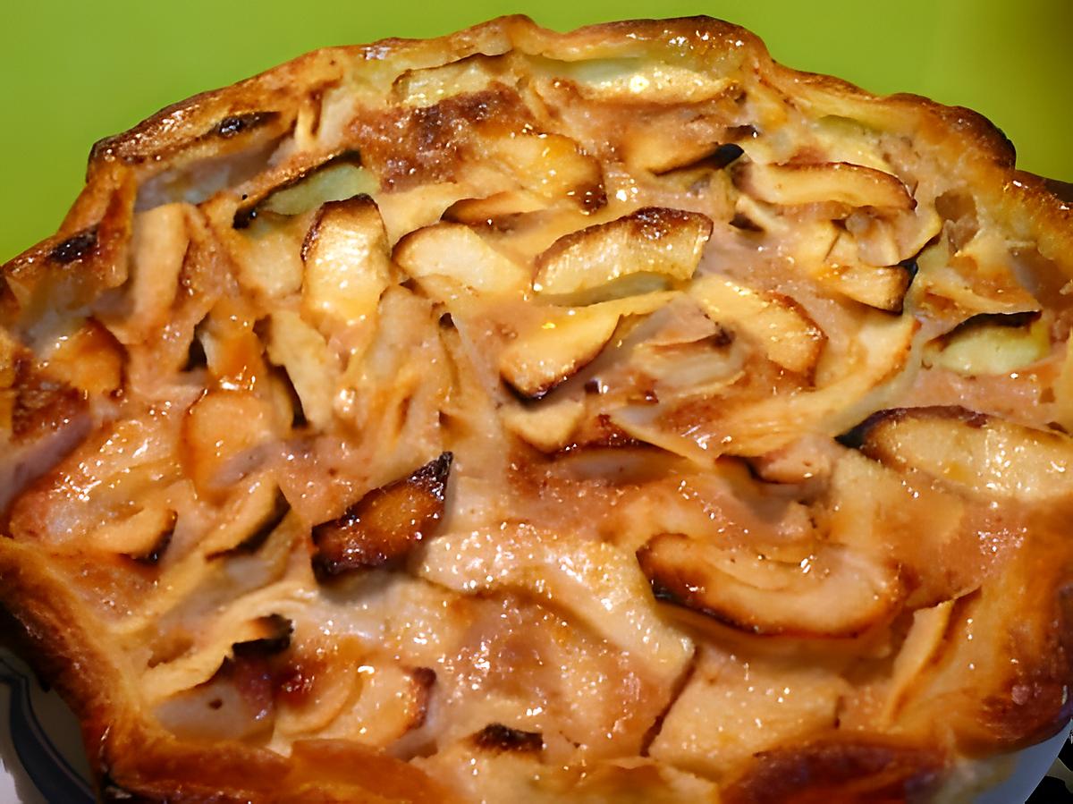 recette tarte aux pommes et sa gelee de groseille