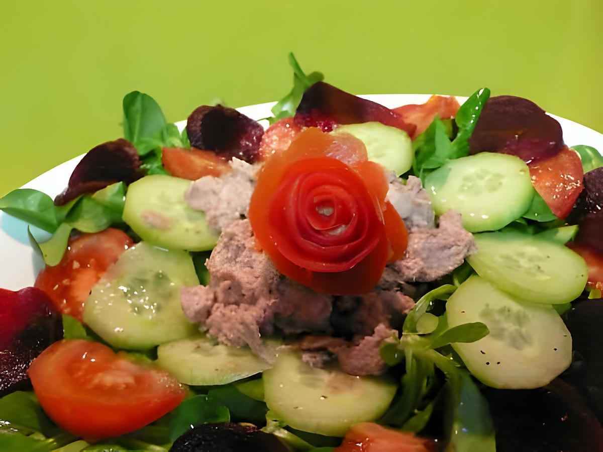 recette salade de thon et ses légumes