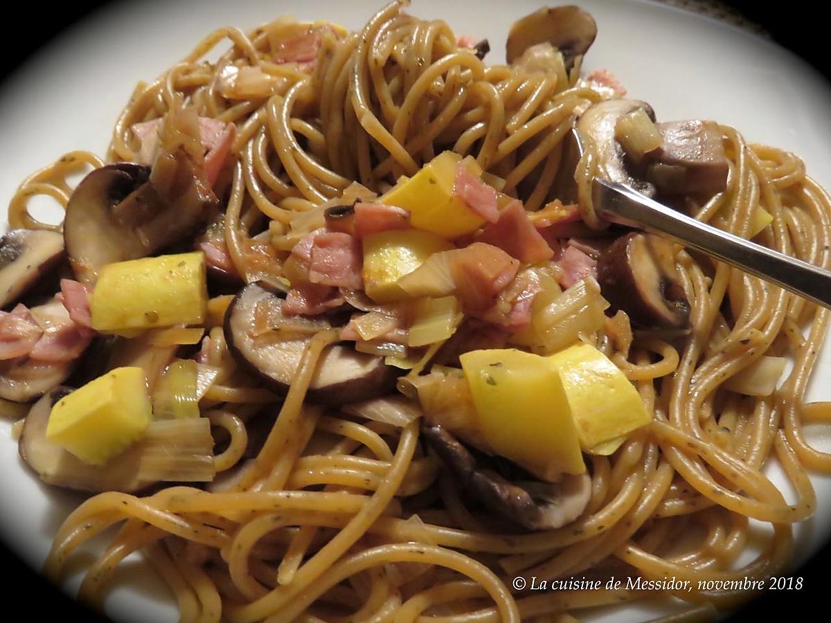 recette Spaghetti à l’italienne, version minute