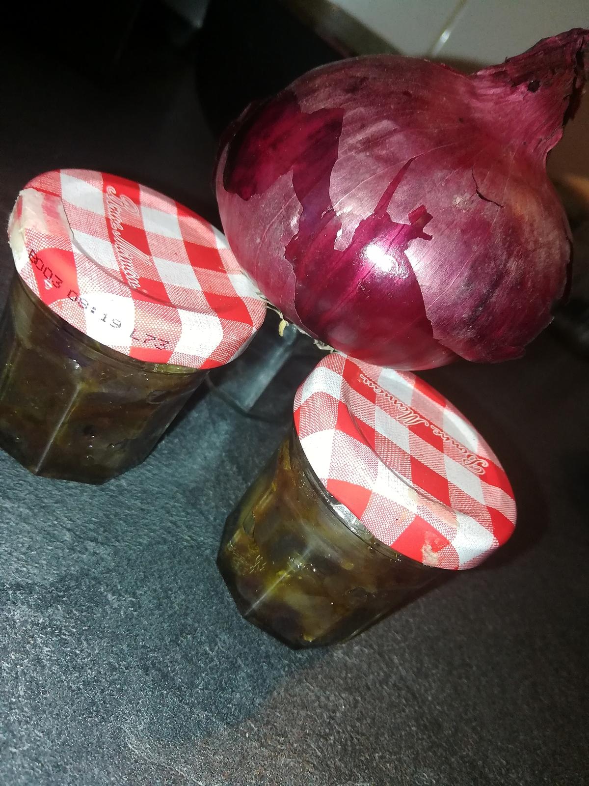 recette Confit d'oignon rouge