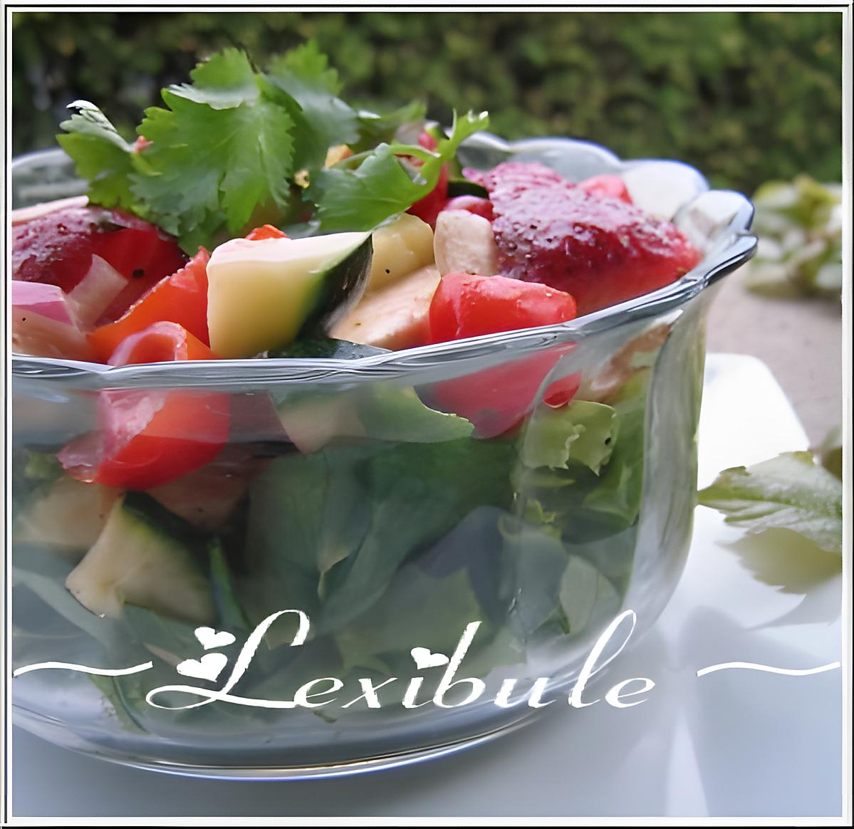 recette Salade bocconcini, fraises et balsamique