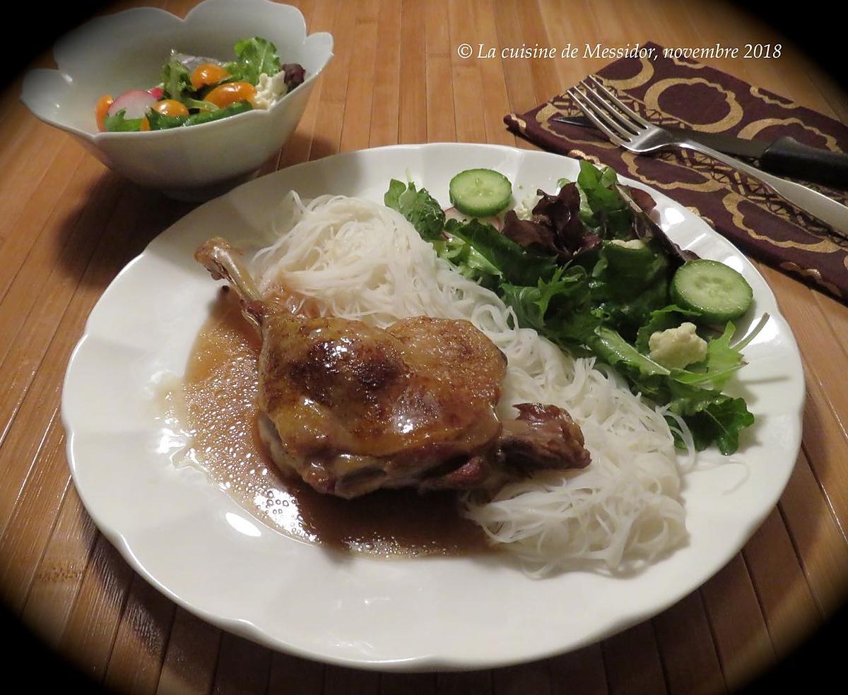 recette Cuisses de canard à l’asiatique +