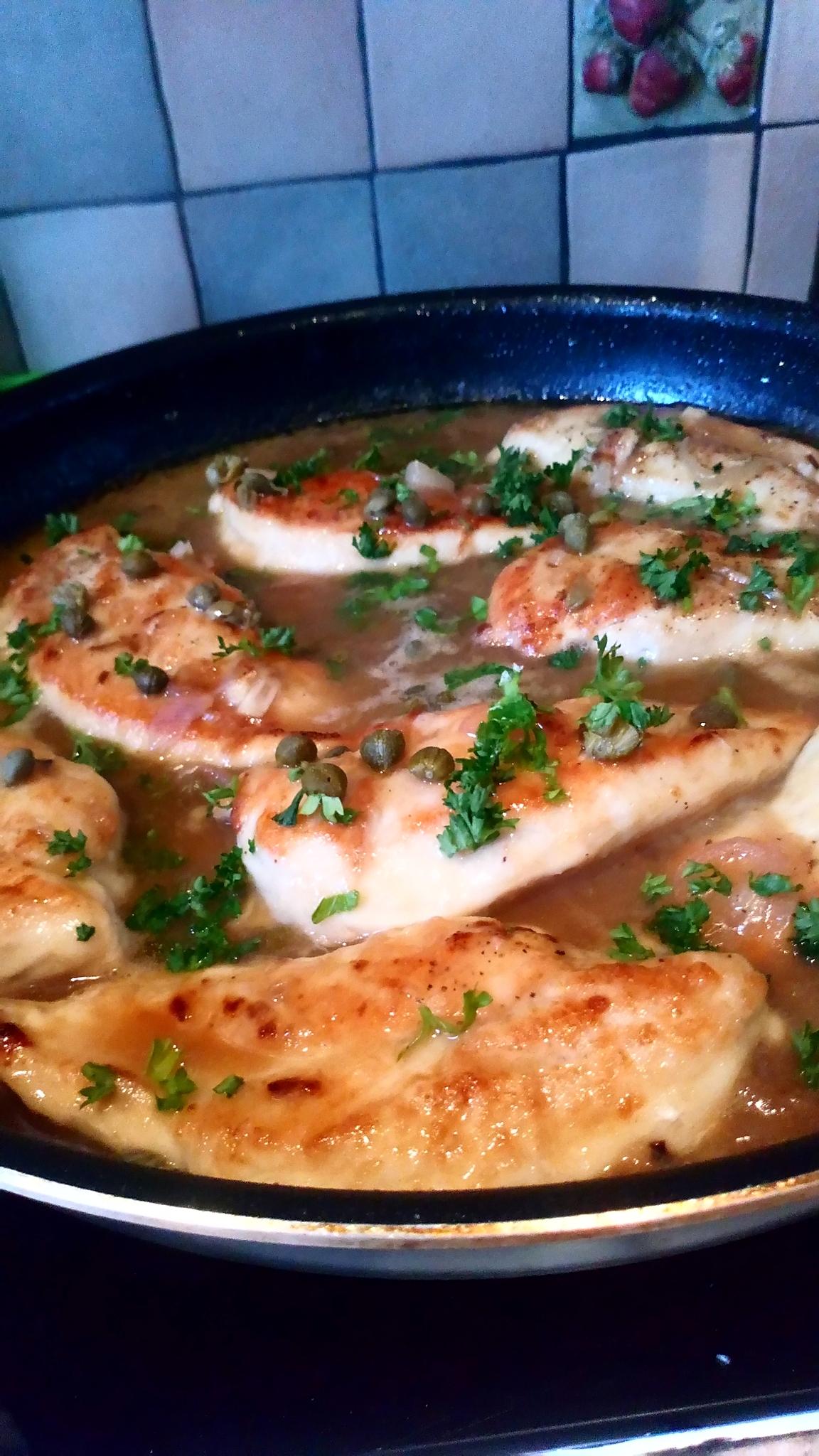 recette Piccata de poulet