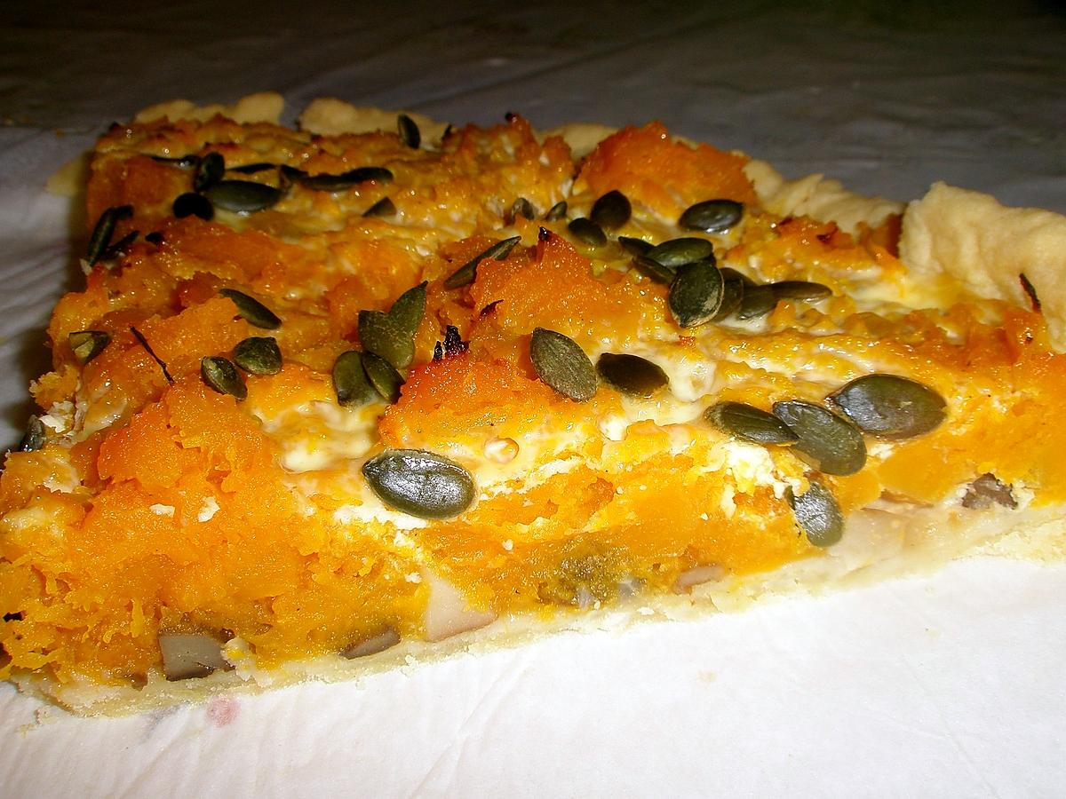 recette Tarte butternut aux cèpes de KM0