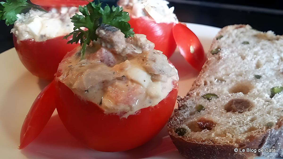 recette Tomates farcies aux sardines