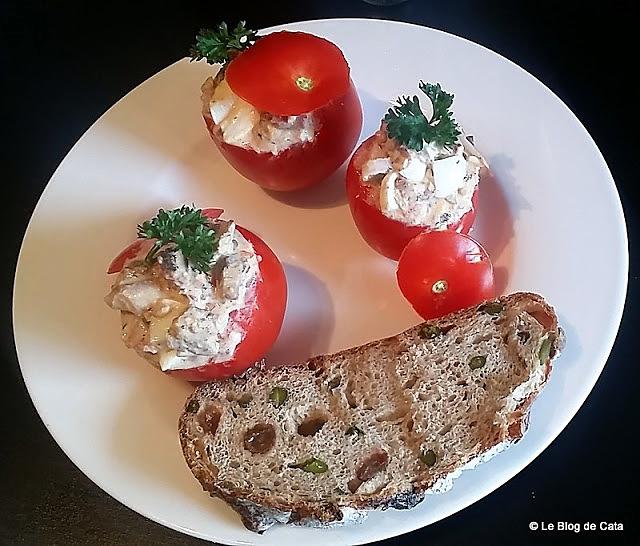 recette Tomates farcies aux sardines