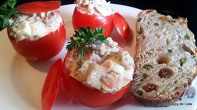 recette Tomates farcies aux sardines