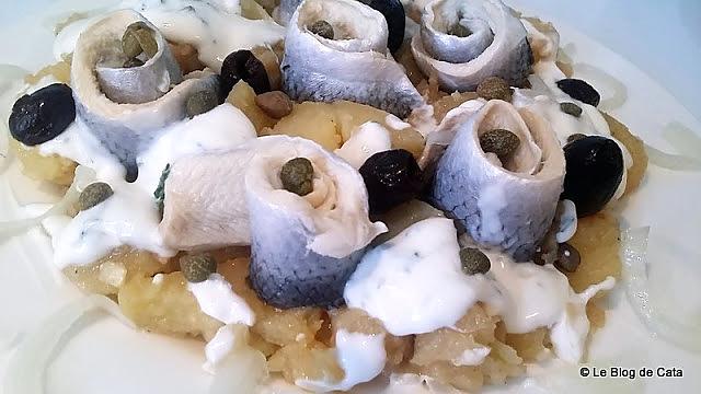 recette Salade de rollmops aux pommes de terre