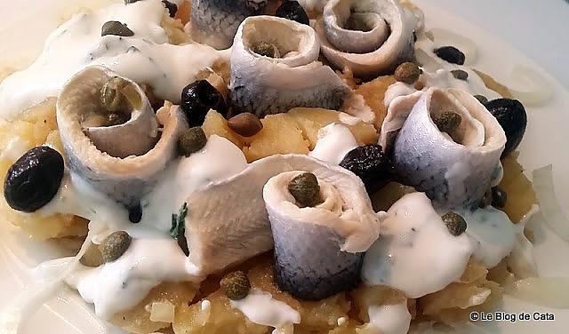 recette Salade de rollmops aux pommes de terre