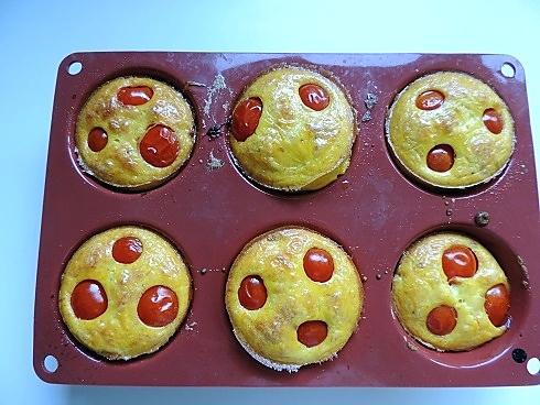 recette Muffin de frittata au comté et tomates cerises, accompagné d'une assiette ardennaise