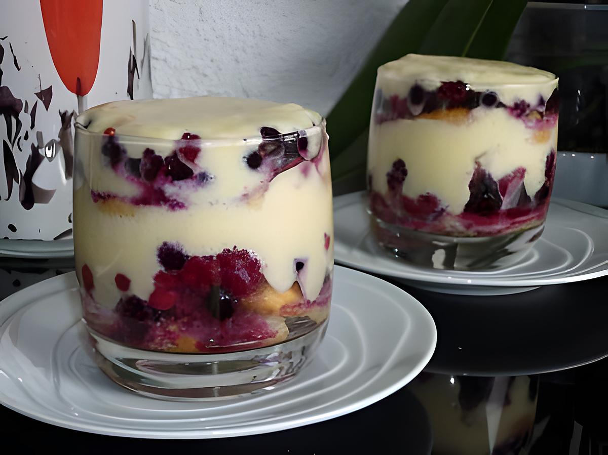 recette Tiramisu aux fruits rouges