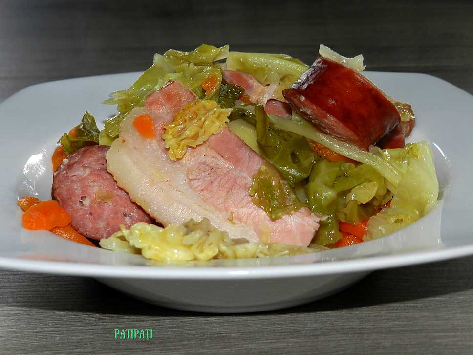 recette Potée aux choux vert de ma grand-mère