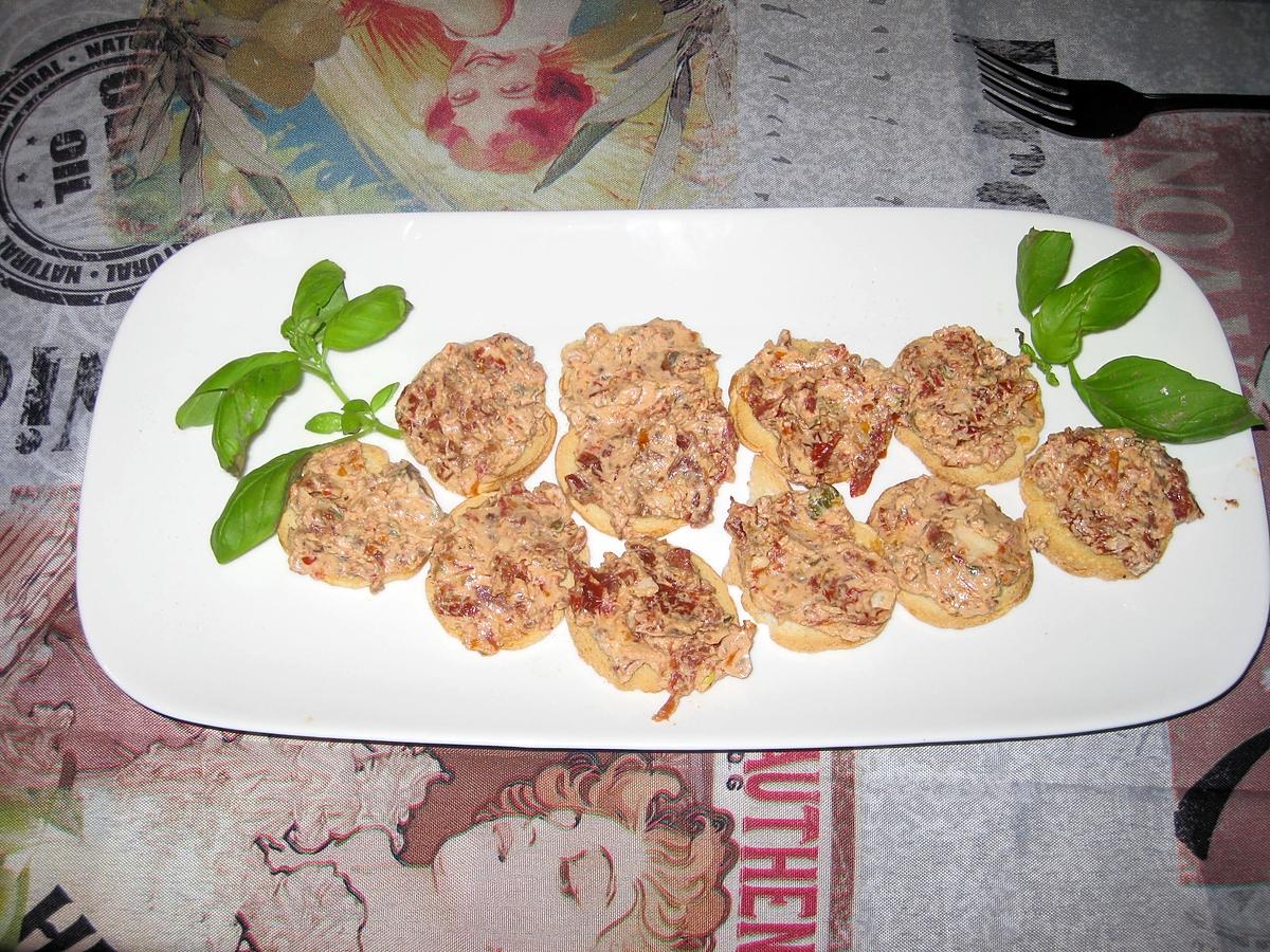 recette Tartinade à la tomate confite.