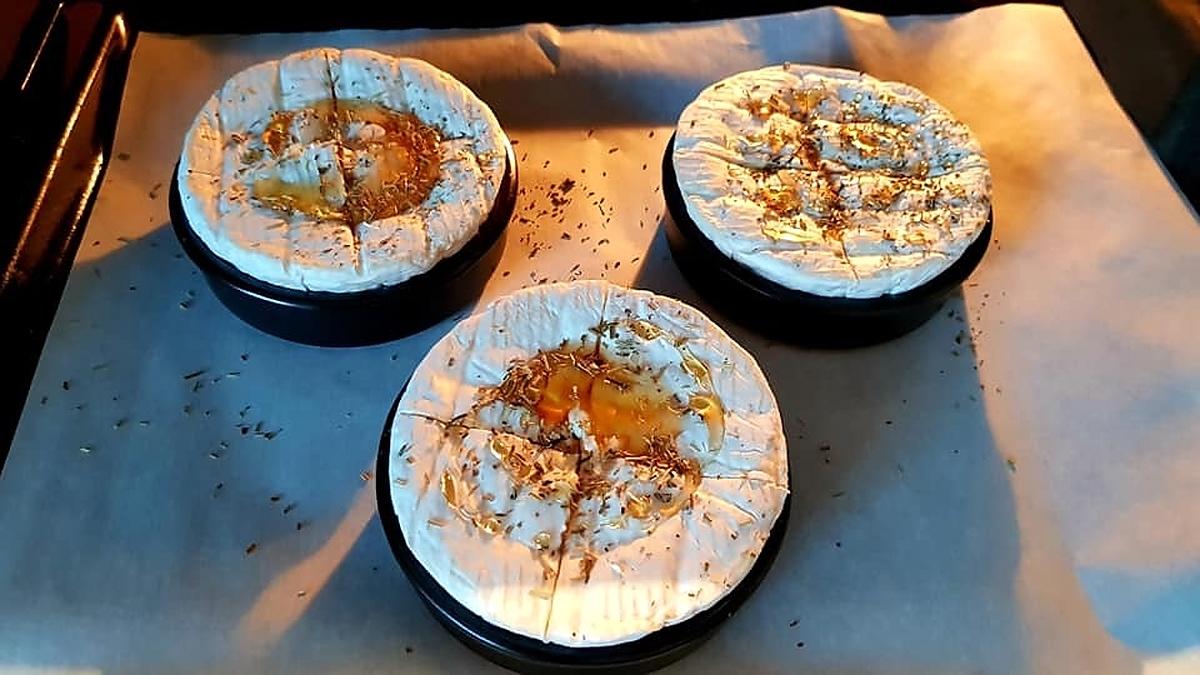 recette Camembert rôti au miel