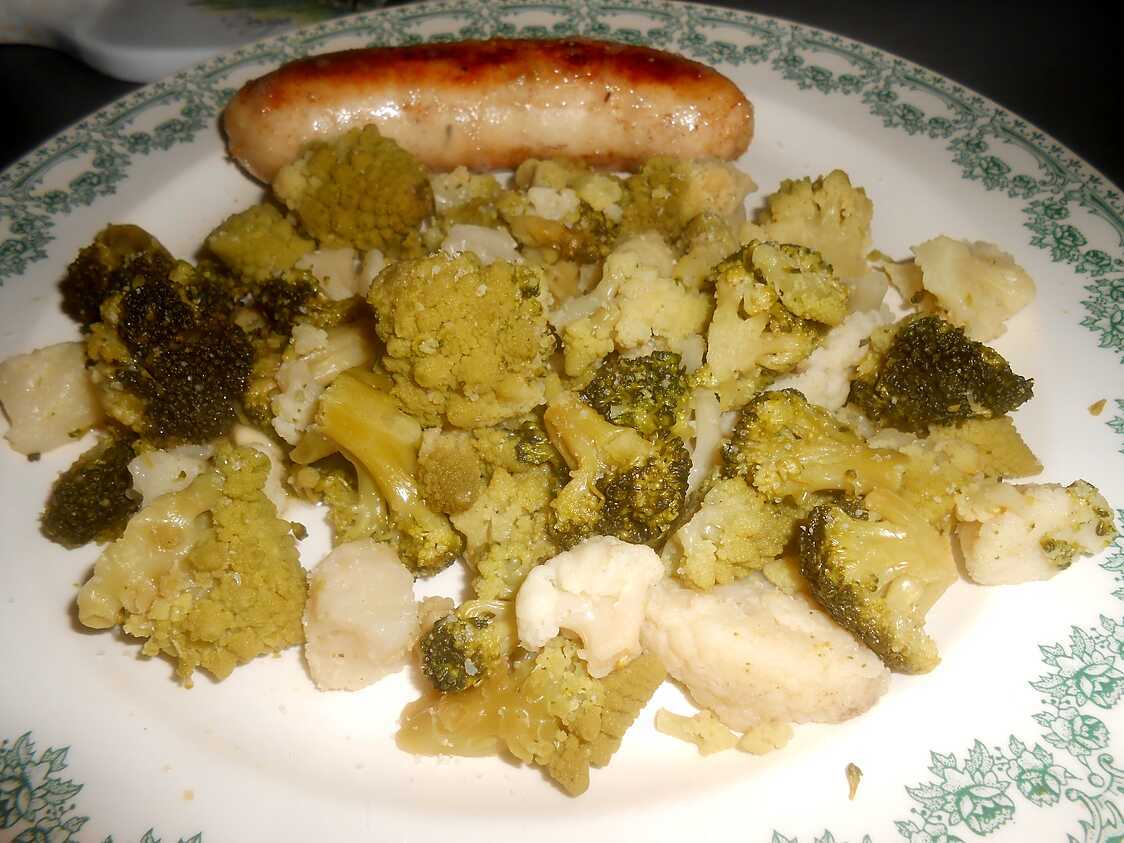 Recette Trio De Fleurette Surgelé à La Poêle Recette de TRIO DE CHOU ET BOUDIN BLANC AUX CHAMPIGNONS