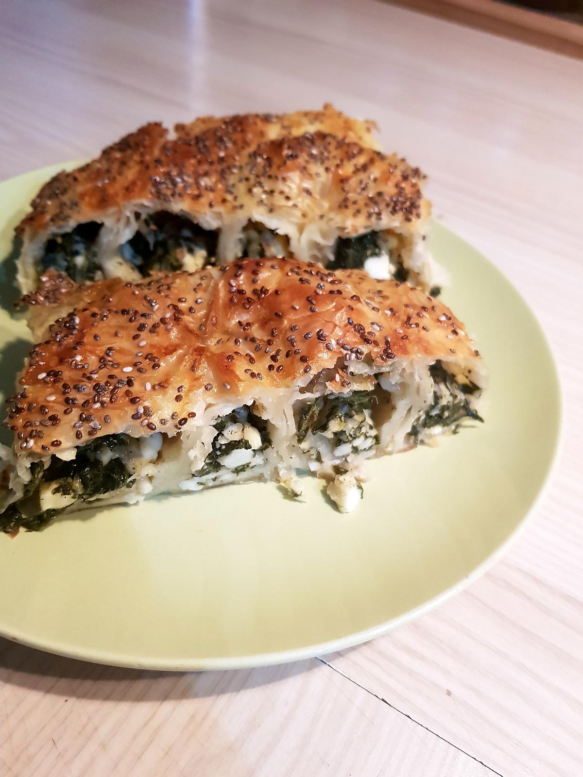 recette Borek épinards feta