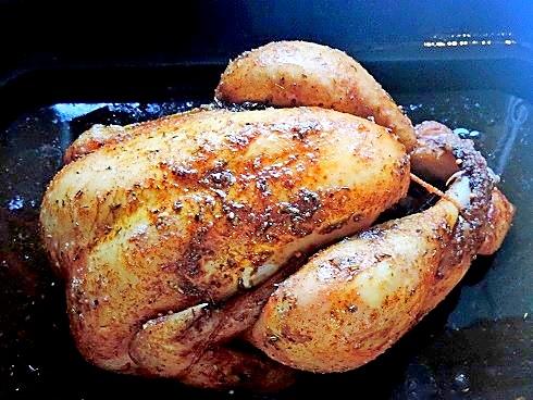 recette Un poulet d'exception de la ferme Grandvillain cuit à basse température