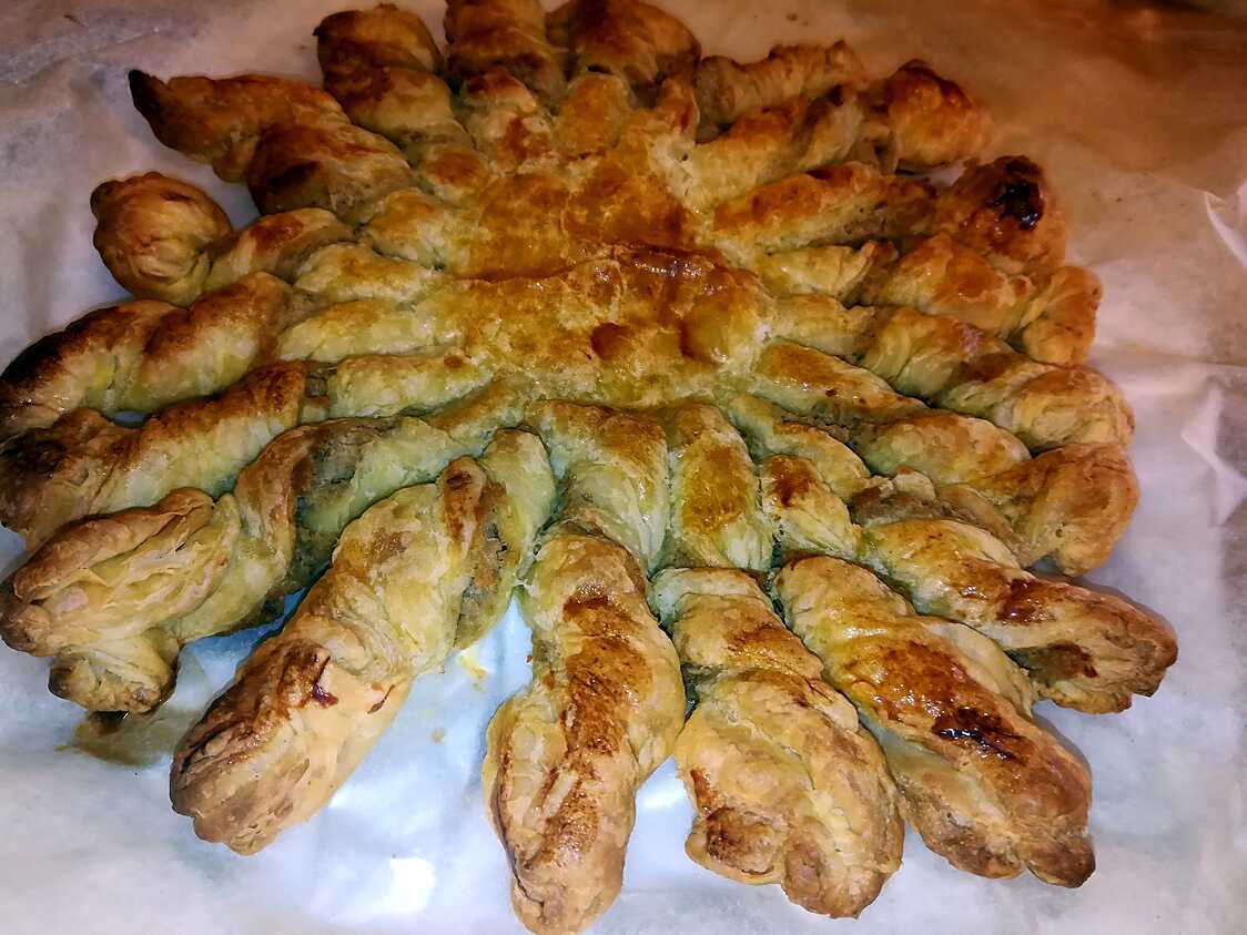 Tarte soleil au saumon