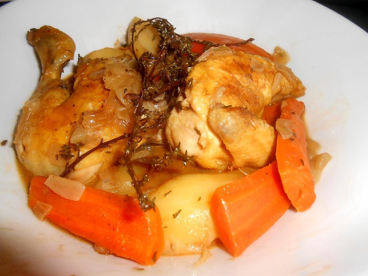 recette COQUELET AU THYM