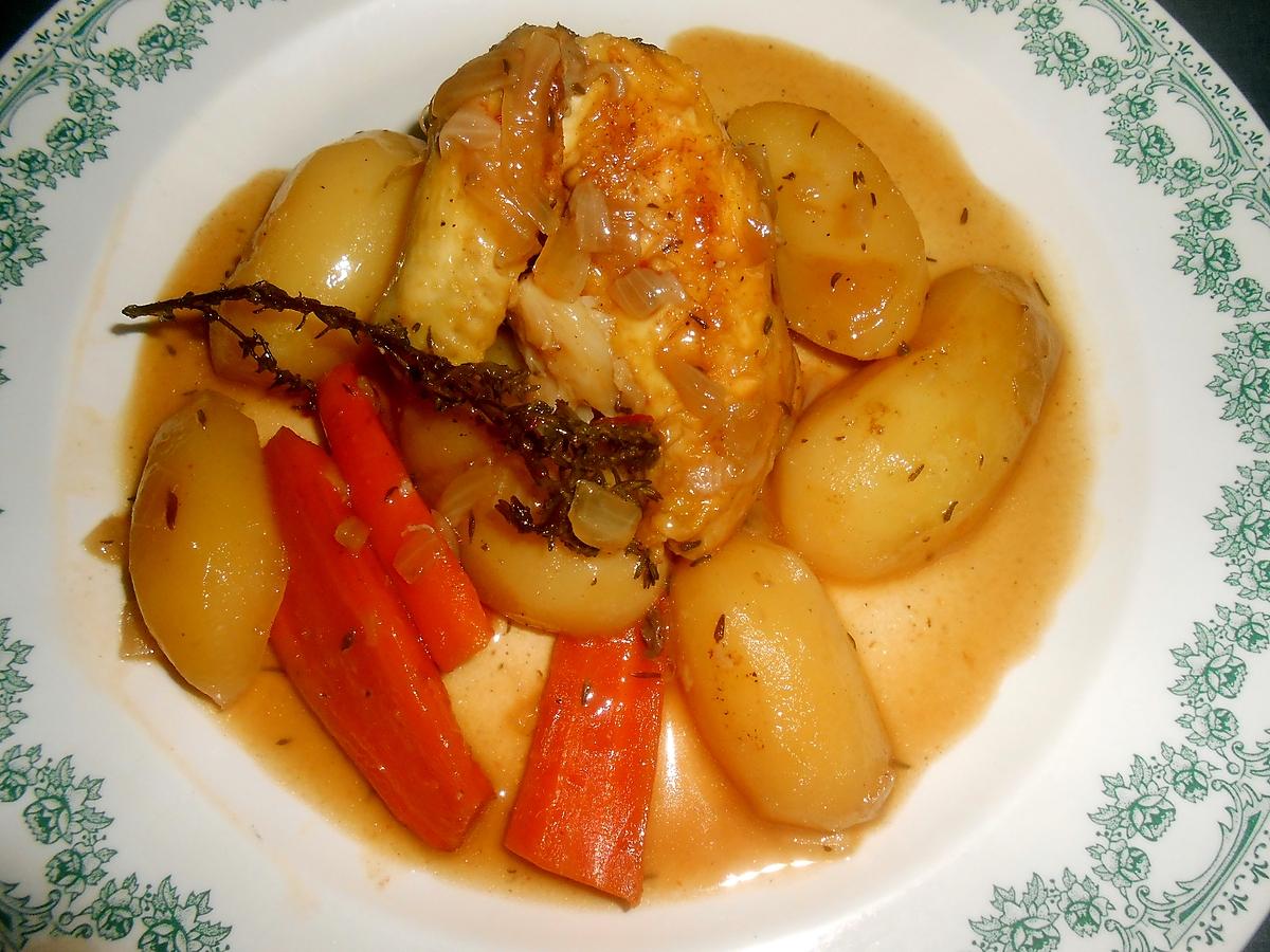 recette COQUELET AU THYM