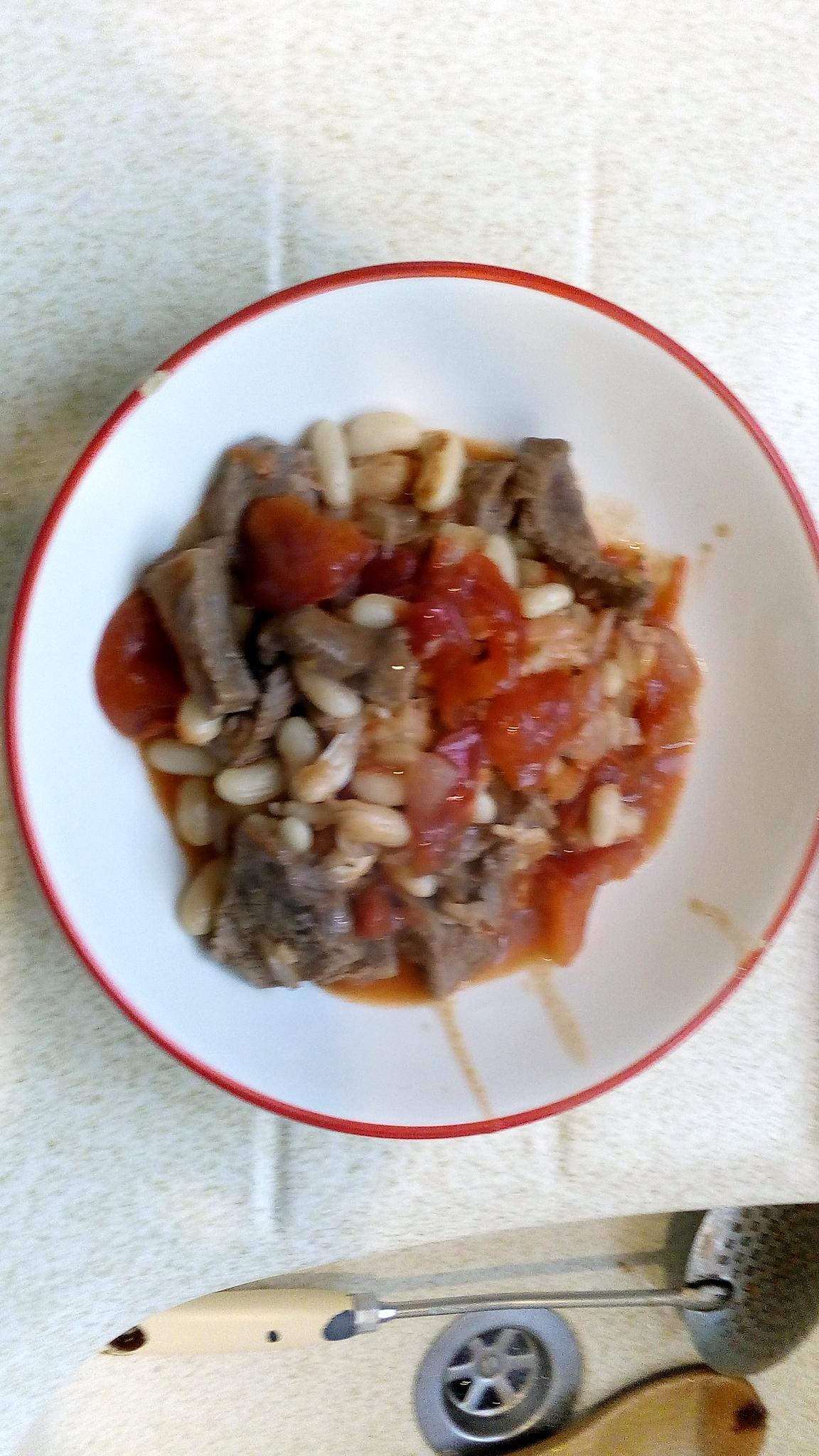 recette boeuf haricot blanc tomates