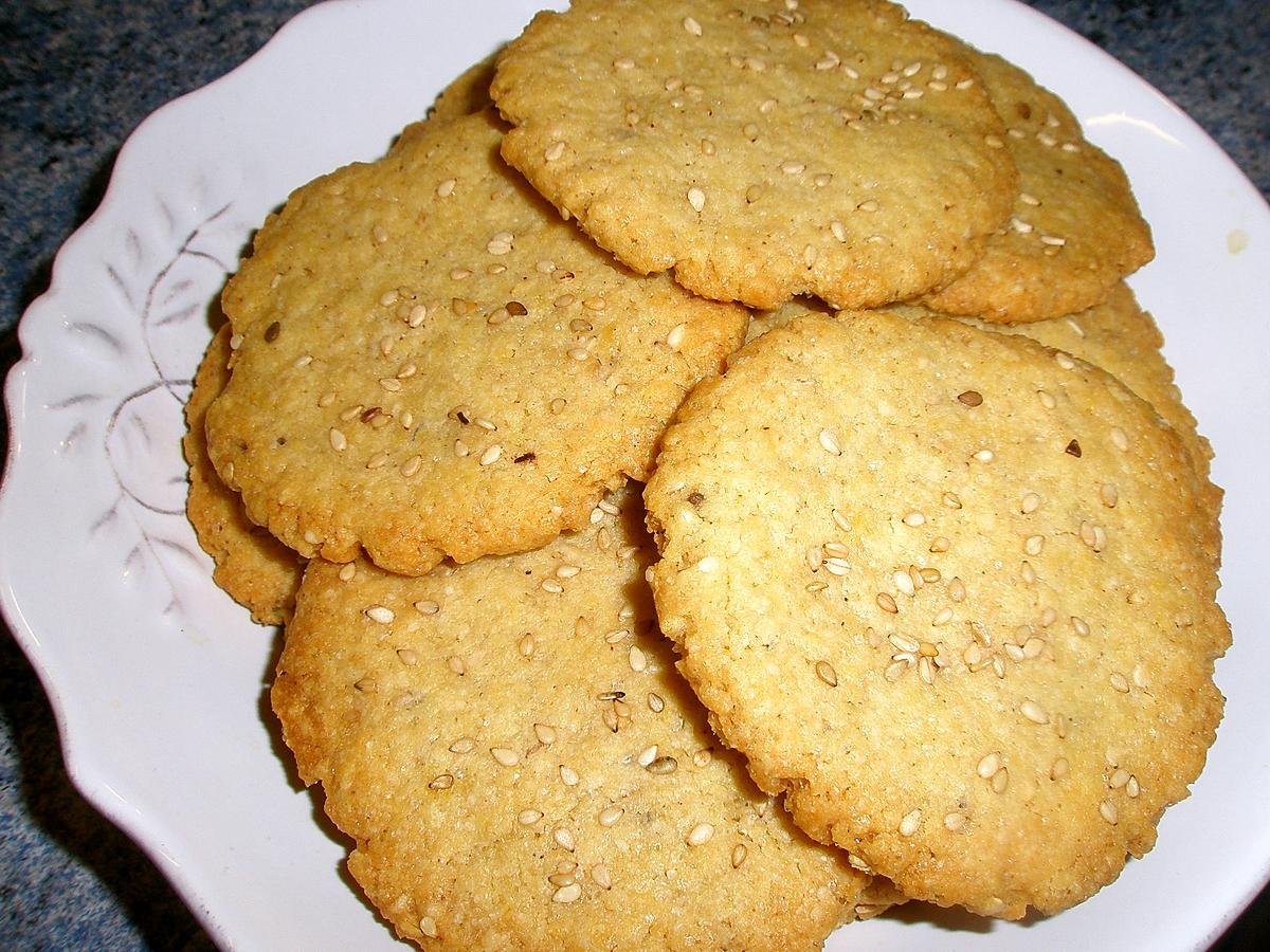 recette Cookies au sésame