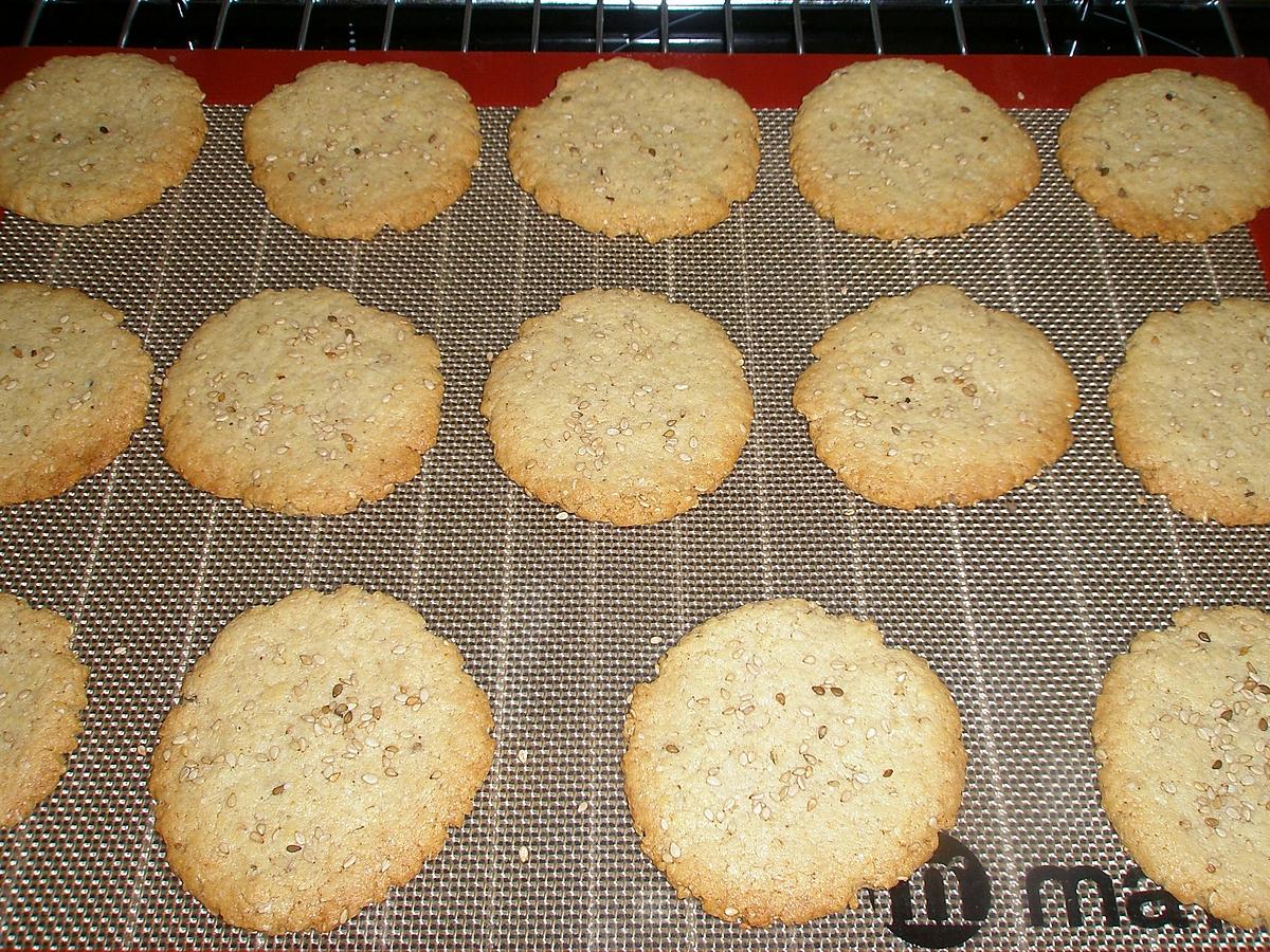 recette Cookies au sésame