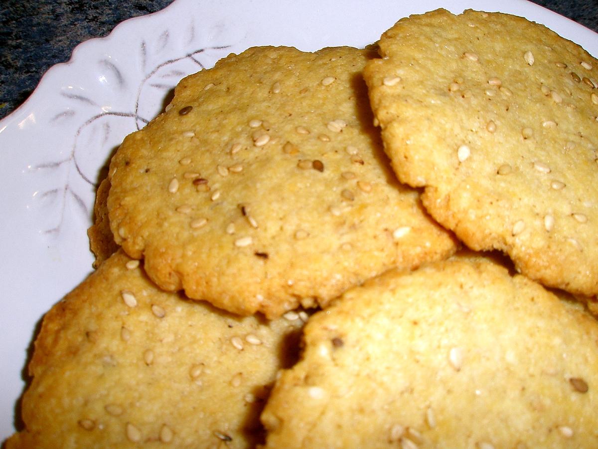 recette Cookies au sésame